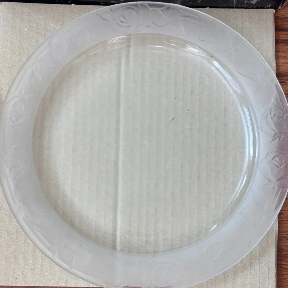 Elegant Clear Party Plates Set